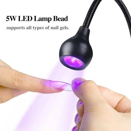 Lampa uv/led mini cu prindere de masa si alimentare USB, 5w [3]