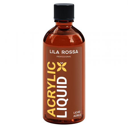 UNGHII - Lichid acrilic Lila Rossa, 90 ml, solutie profesionala pentru pudra acrilica