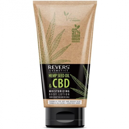 FATA, CORP - Lotiune de corp cu ulei natural de canepa, CBD, Revers, 150ml