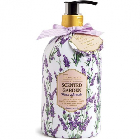 Ingrijire maini - Lotiune de maini si corp Scented Garden Warm Lavander IDC Institute 40192, 500 ml