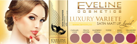 Luciu de buze Eveline Variete satin matt, 4.5ml [1]