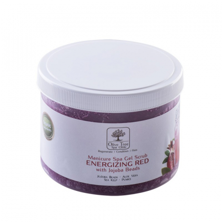 UNGHII - Manicure Spa Gel Scrub Energizing Red Jojoba Beads - 400gr