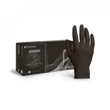 Consumabile - Manusi din nitril negre Cranberry Carbon