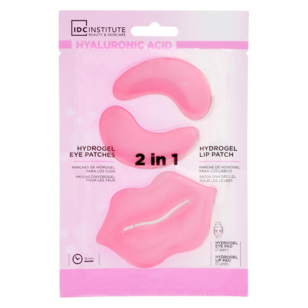 Masca 2 in 1 pentru ochi si buze cu acid hyaluronic, 90382, IDC Institute, [1]