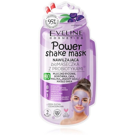 FATA, CORP - Masca bio hidratanta cu probiotice EVELINE COSMETICS Power Shake 10ml
