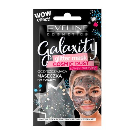 Masca de fata cu sclipici Eveline Galaxity Cosmic Dust 10 ml