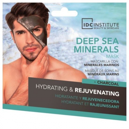 Masca faciala pentru barbati cu acid hialuronic si minerale de la Marea Moarta IDC Institute 3438, 22 g