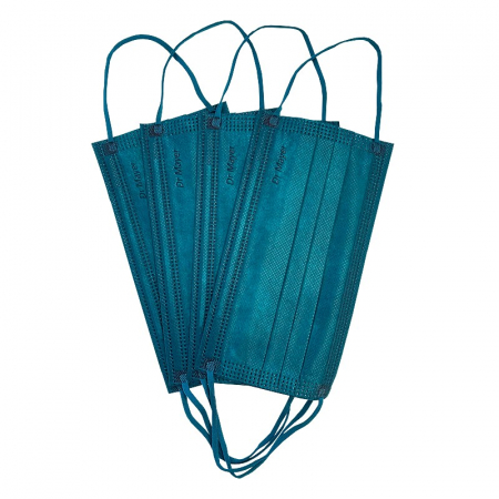 SALOANE - Masca fata nesterila Dr. Mayer Ocean Blue 4 straturi 50 buc.