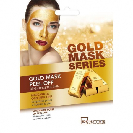 Masca faciala peel-off cu efect de stralucire si anti-imbatranire Gold collagen IDC Institute 3430, 15 g [1]