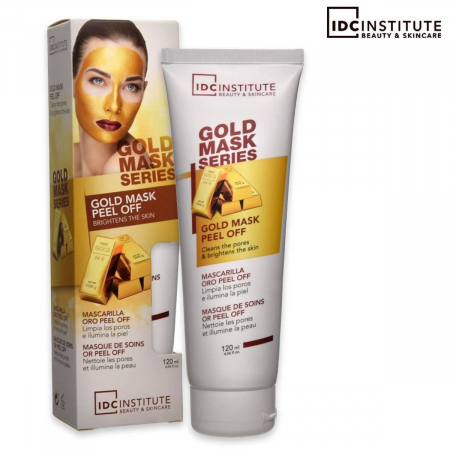 Masca pentru fata peel-off cu efect de stralucire si anti-imbatranire Gold collagen IDC Institute 3471, 120 ml [1]