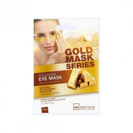 FATA, CORP - Masca pentru ochi cu efect de stralucire si anti-imbatranire Gold Collagen IDC Institute 3420, 8 g