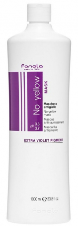Masca pentru par blond sau decolorat Fanola No-Yellow