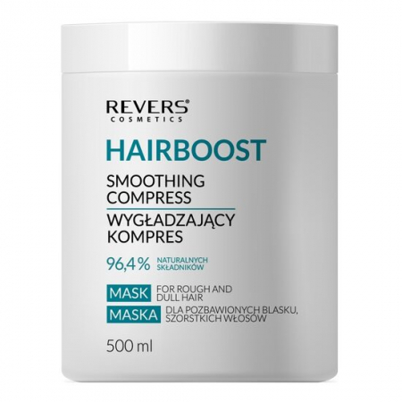 Import - Masca pentru par Hairboost Smoothing Compress, pentru par aspru, lipsit de stralucire, Revers, 500ml