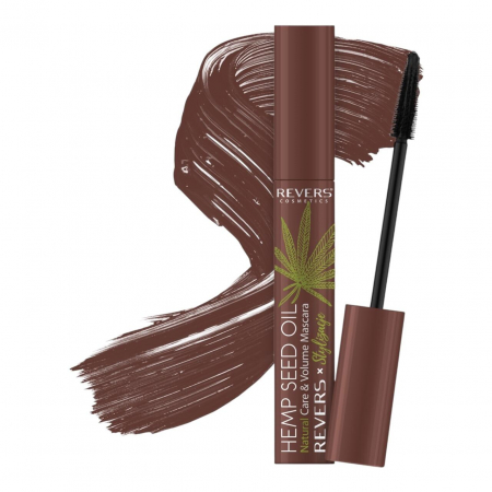 Mascara cu Ulei din Semințe de Cânepă, Maro, Revers, 10ml [2]