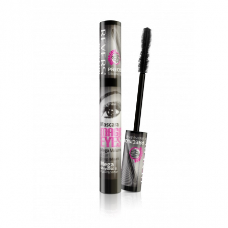 Mascara Magic Eyes, Mega Volume and Curbare, Revers, negru, 10ml