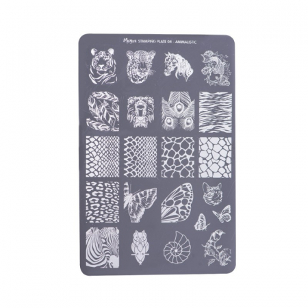 UNGHII - Matrita pentru stampila nr 4 - Animal print