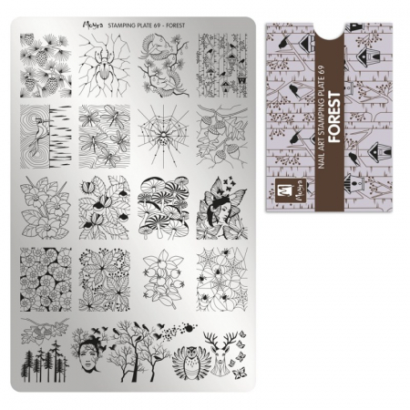 UNGHII - Matrita pentru stampila nr 69 - Forest