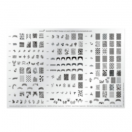 UNGHII - Matrita stampila unghii, Konad, demo plate iii