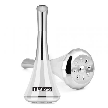 Mini dispozitiv de ridicare a fetei Lila Care, facial si lifting, cu microcurent, alb-gri [1]