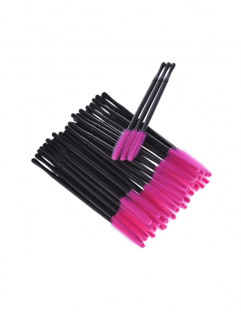 MACHIAJ - Navina aplicator makeup cu varf din silicon set 50 buc