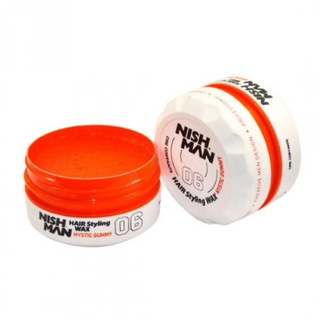 NishMan Ceara de par pentru aspect wet look Styling Wax Mystic Gummy 06 150ml [1]