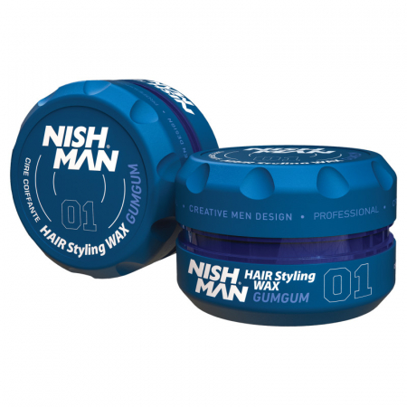 PAR - NishMan Ceara pentru par cu aspect umed Styling Wax GumGum 01 150ml