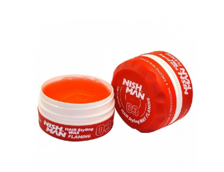 NishMan Ceara wet look Styling Wax Flaming 03 150ml [1]