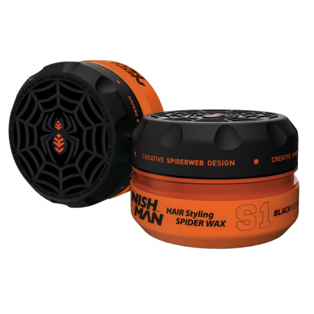 PAR - NishMan Pomada de par cu finisaj lucios Spider Wax Blackwidow S1 150ml