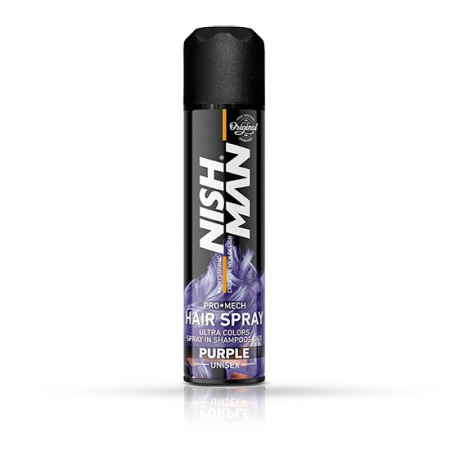 PAR - NishMan Spray colorant mov pentru par Ultra Colors Purple 150ml
