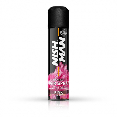 PAR - NishMan Spray colorant roz pentru par Ultra Colors Pink 150ml