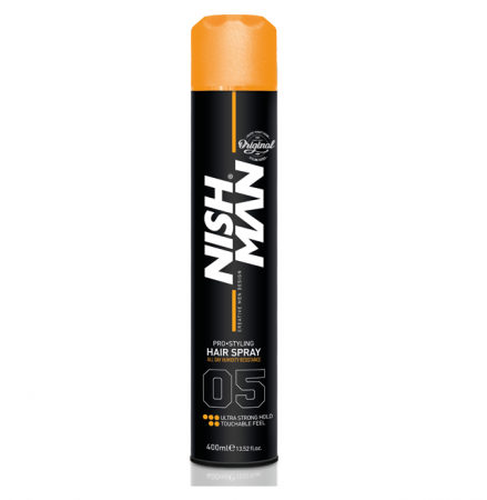 Spray, ser pentru par - Spray fixativ NishMan 05 400 ml