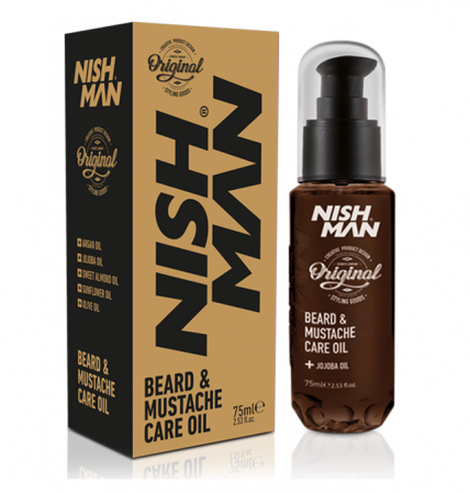 Barba si mustata - NishMan Ulei pentru barba si mustata 75 ml