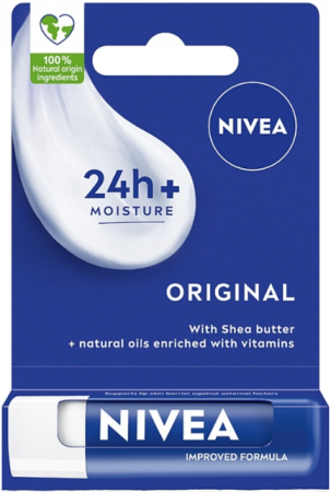 Luciu, elixir de buze - Balsam de buze NIVEA Original Care 4.8g
