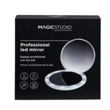 MACHIAJ - Oglinda cosmetica cu iluminare Magic Studio MS70010, 12 cm diametru