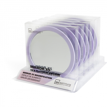 Oglinda cosmetica cu lupa, pastel IDC Institute 28005r [1]