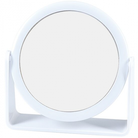 Fara Categorie - Oglinda machiaj cu lupa si picior, plastic, Top Choice 85055 (marire x7)