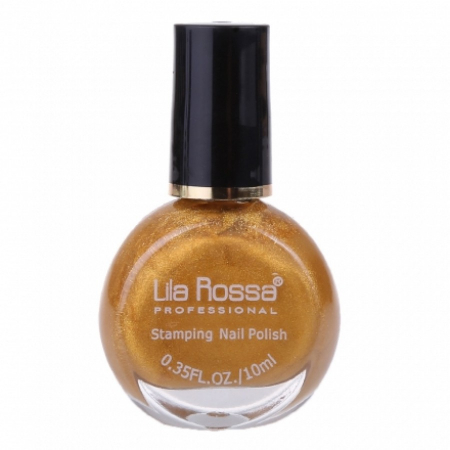 Nail ART - Oja pentru stampila Lila Rossa 06 auriu 10 ml