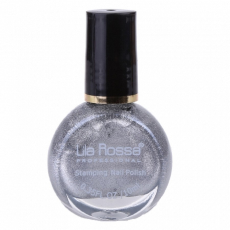 Nail ART - Oja pentru stampila Lila Rossa 07 argintiu 10 ml