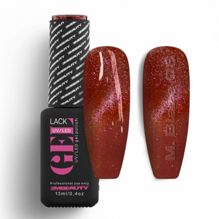 Unghii tehnice - Oja Semi GELlack 2M Hema Free Magnet Blaze 08
