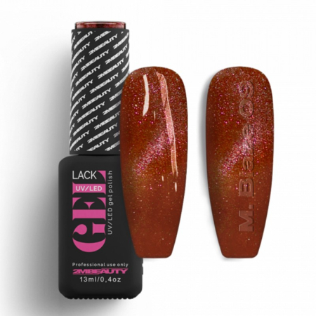 Unghii tehnice - Oja Semi GELlack 2M Hema Free Magnet Blaze 09