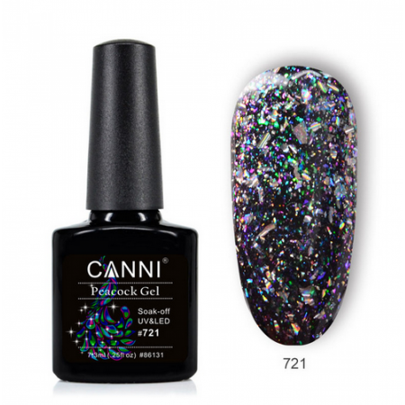Oja semipermanenta - Oja semipermanenta Canni Peacock 721 7.3 ml