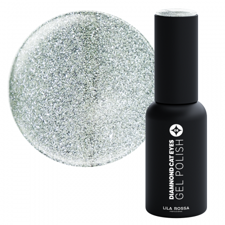 UNGHII - Oja semipermanenta Lila Rossa, Diamond Cat Eyes, 7 g, 08