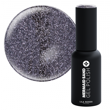 UNGHII - Oja semipermanenta Lila Rossa, Mermaid Sand, 7 g, 01