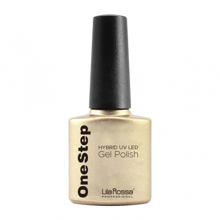UNGHII - Oja semipermanenta, Lila Rossa, OneStep, 3 in 1, 044 gold, 7 ml