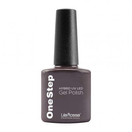 UNGHII - Oja semipermanenta, Lila Rossa, OneStep, 3 in 1, 090 dim gray, 7 ml