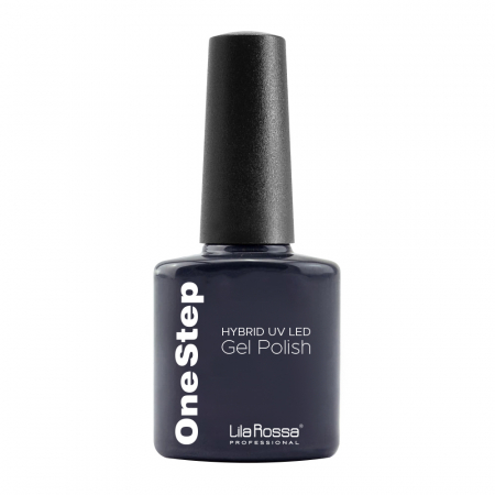 UNGHII - Oja semipermanenta, Lila Rossa, OneStep, 3 in 1, 092 black, 7 ml