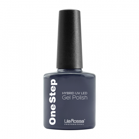 UNGHII - Oja semipermanenta, Lila Rossa, OneStep, 3 in 1, 095 dim gray, 7 ml