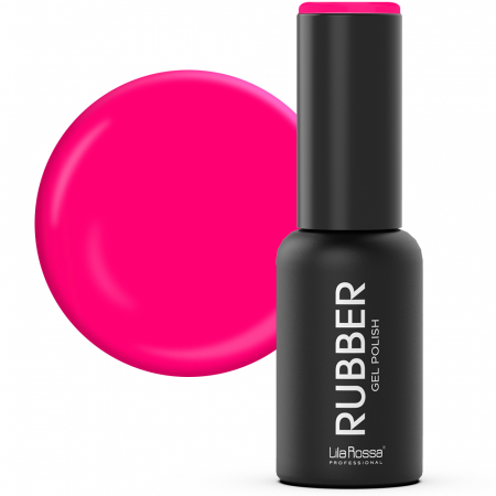 Oja semipermanenta, Lila Rossa, Rubber, 008 Pink, 7 ml [1]