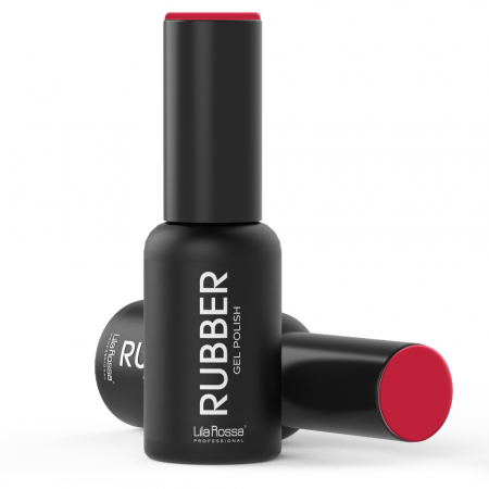 UNGHII - Oja semipermanenta, Lila Rossa, Rubber, 012 scarlett lucios, 7 ml