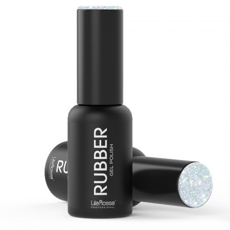 UNGHII - Oja semipermanenta, Lila Rossa, Rubber, 039 galactic dust, 7 ml